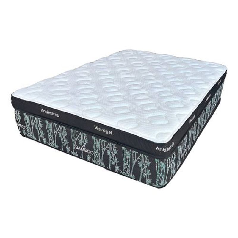 Colchon-Polipluma-Bamboo-140x190-2-Plazas-Stress-Free