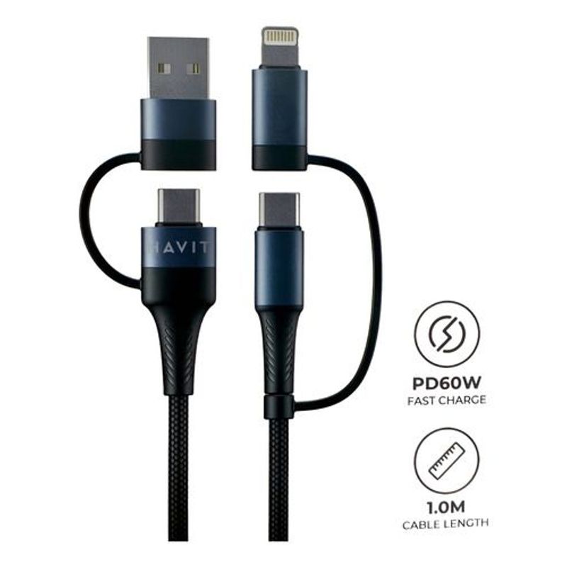Havit-Cb6244-Cable-Usb-a-c-A-Usb-c-lightning-1-M