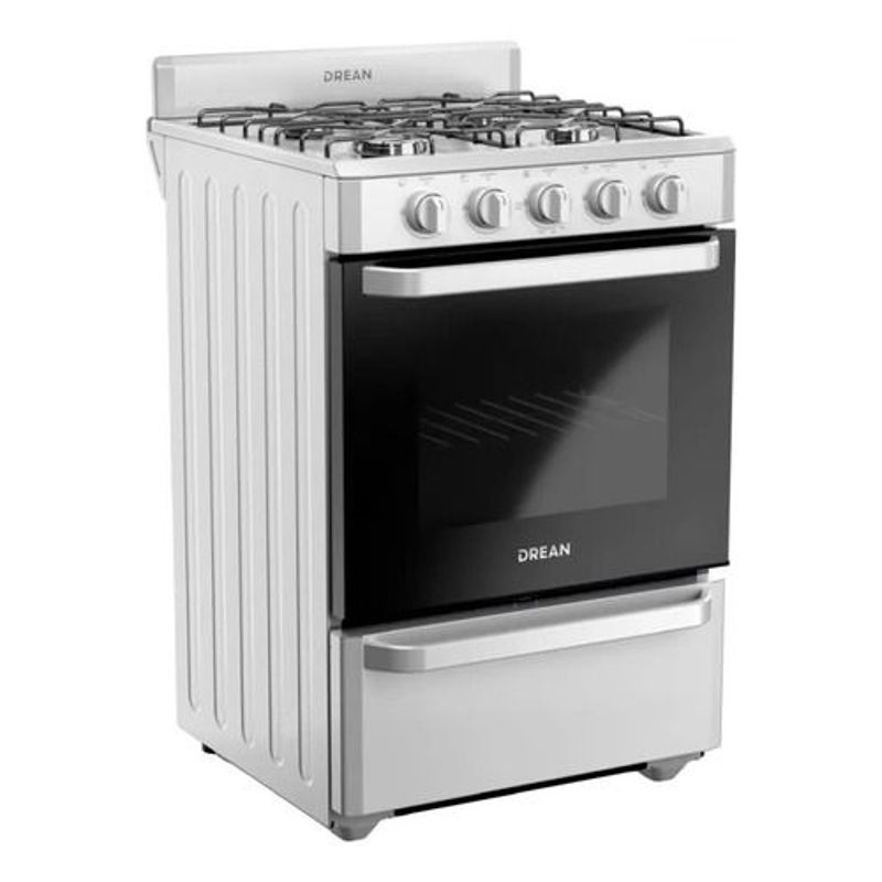 Cocina-Drean-Cd5602ab0-Multigas-56cm-4-Hornallas-Blanca