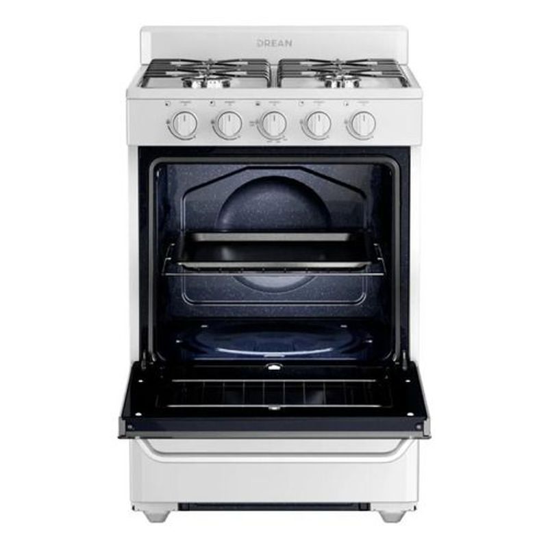 Cocina-Drean-Cd5602ab0-Multigas-56cm-4-Hornallas-Blanca