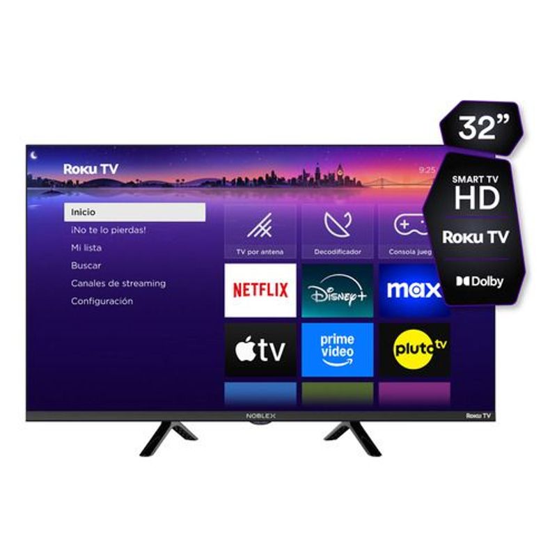 Smart-Tv-Noblex-Roku-32-Pulgadas-Led-Hd-Db32x3000