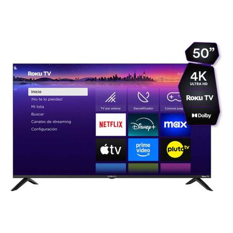 Smart-Tv-Noblex-Roku-50-Pulgadas-Led-4k-Uhd-Hdr-Db50x3500
