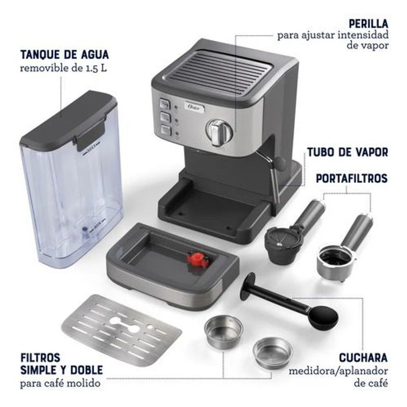 Cafetera-Espresso-Oster-15-Bares-Bvstem5502
