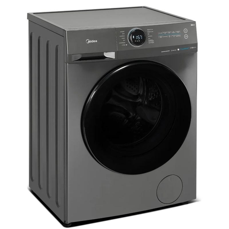 Lavarropas-Midea-Inverter-Smart-8kg-Mf200w80wb-t-a1-Titanio-Frontal