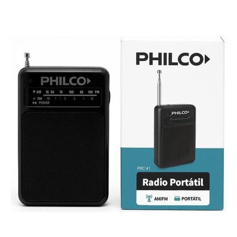 Radio-Portatil-Philco-Prc41-Am-fm-Salida-Auriculares