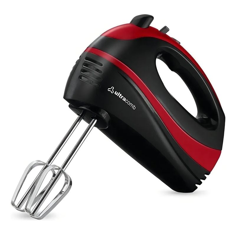 Batidora-De-Mano-Ultracomb-Bm-2608-Negra-Y-Roja
