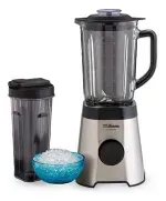 Licuadora Liliana Glassbend Vaso Vidrio Y Botella Portable