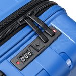 Valija Wanderlust Azul 20 Pulg Expandible Cerradura Cabina