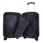 Valija Checkin 40055 Cabina Rigida Negra 20 Pulg Expandible