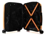 Set X 2 Valijas Wanderlust Naranja Rigidas 20 Y 24 Pulgadas