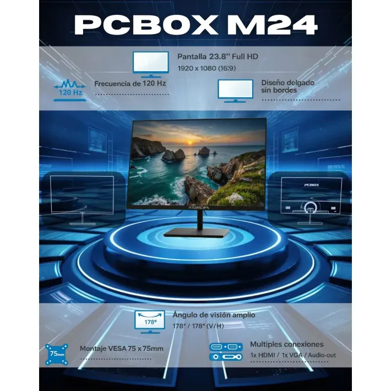 Monitor Pcbox Ips 23.8 Full Hd 120hz Pcb-m24