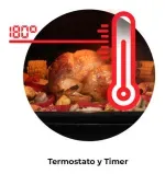 Horno Gas Longvie H6900xt C/vent. Tang. Grill Eléct. Ac Inox