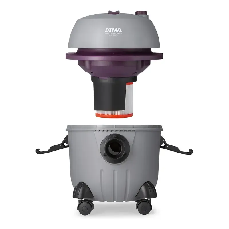 Aspiradora de Tacho Atma Multifuncional Para Polvo Y Líquidos 15l