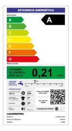 Lavarropas Drean Carga Sup. Ecoinverter 7 Kg 1400 Rpm Gris