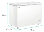 Freezer Horizontal Candy Cchh3012ear 300 Lt Inverter